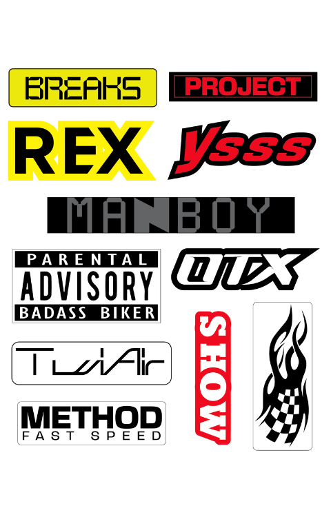 New Logo Sticker | Badass Logo Sticker